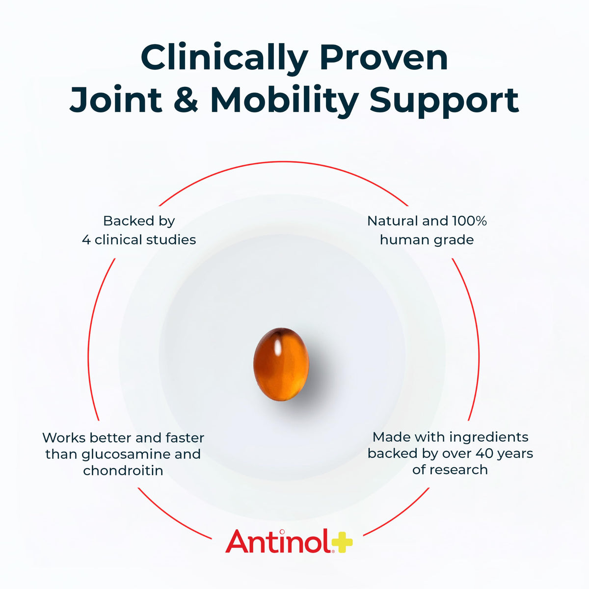 Antinol Plus Mobility Hip & Joint Supplement for Dogs, 180 Soft Gels