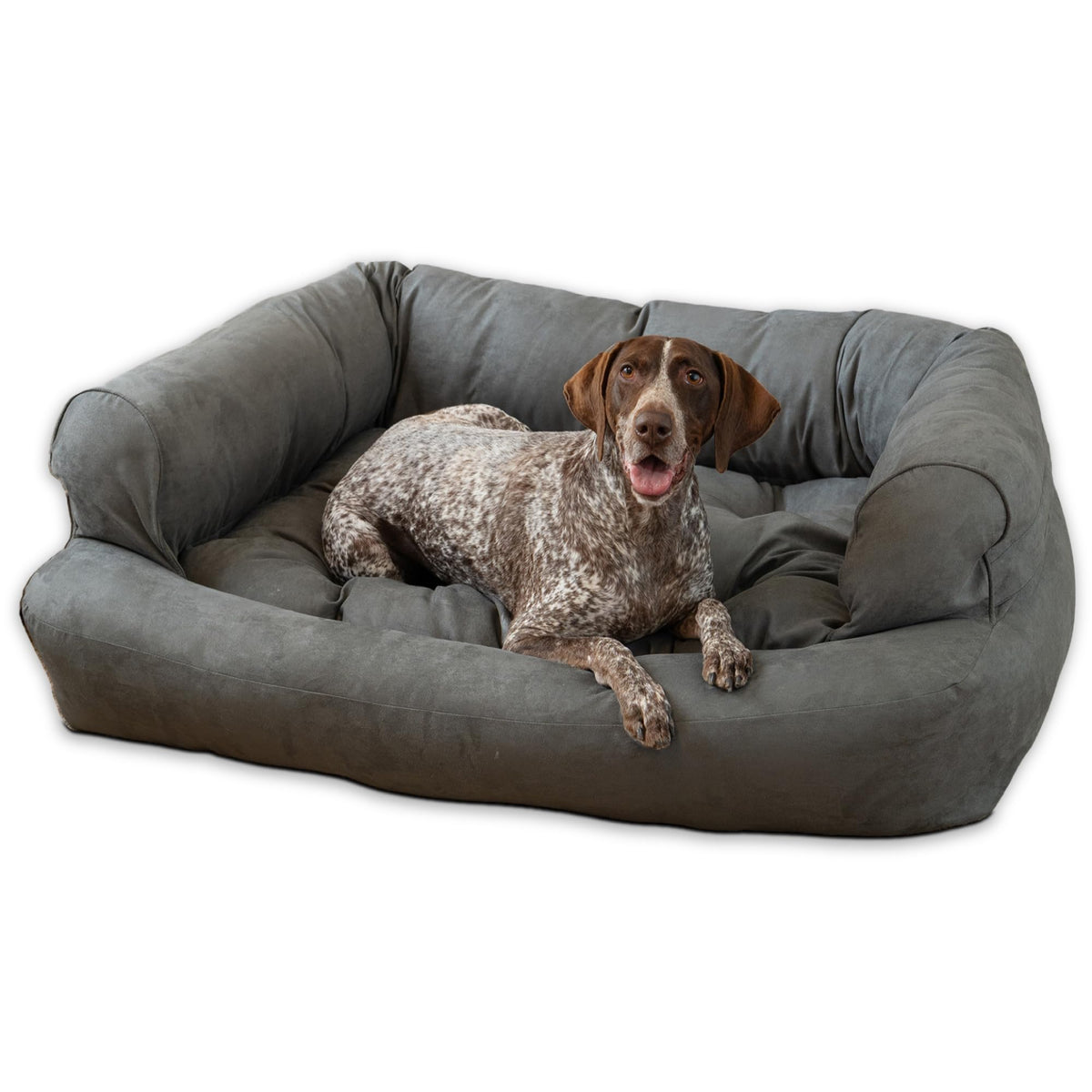 Snoozer Pet Products - Overstuffed Luxury Dog Sofa | Small - Buckskin