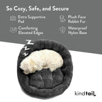 Dog Crate + Orthopedic Pet Bed + Crate Pad + Pet Bowls + Food Mat - Collapsible Pet Crate with Pad and Orthopedic Bed for Pets up to 25 Lbs - Includes (2) Bowls and a Silicone Mat - Medium