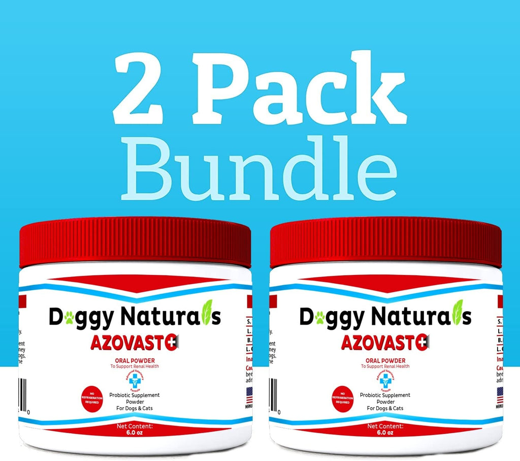 Azovast Plus Kidney Health Supplement for Dogs & Cats -24 Billion CFU- NO Refrigeration Required - Help Support Kidney Function & Manage Renal Toxins - Renal Care Supplement Capsule(U.S.A)(360 Caps)