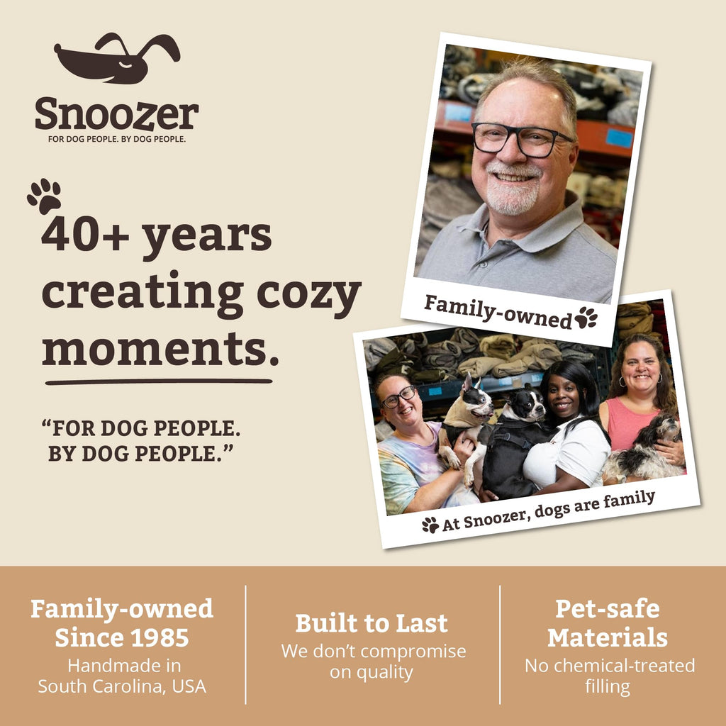 Snoozer Pet Products - Overstuffed Luxury Dog Sofa | Small - Buckskin