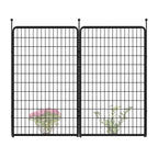 FXW No Dig Garden Fence, Outdoor for Yard, 50in(H) x 62.6ft(L), 24 Panels