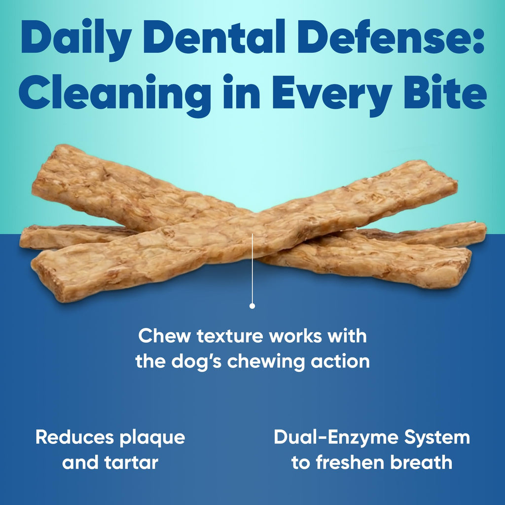 Virbac C.E.T. Enzymatic Oral Hygiene Chews for Dogs, Tartar Control, Extra Small Under 11lbs (Pack of 12)