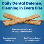 Virbac C.E.T. Enzymatic Oral Hygiene Chews for Dogs, Tartar Control, Extra Small Under 11lbs (Pack of 12)