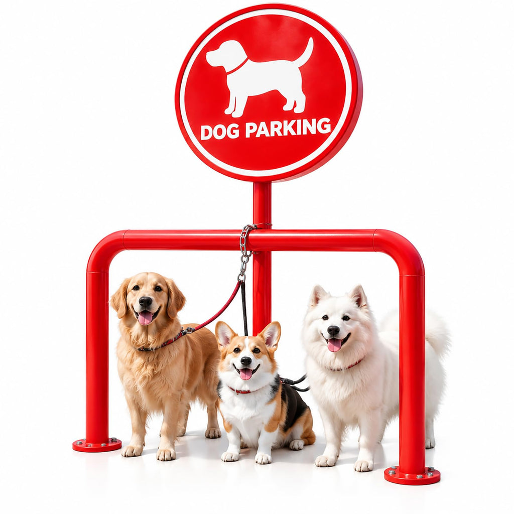 Dog Leash Parking Hook, Size: 100 Cm (length) X 120 Cm (height), Hands-free