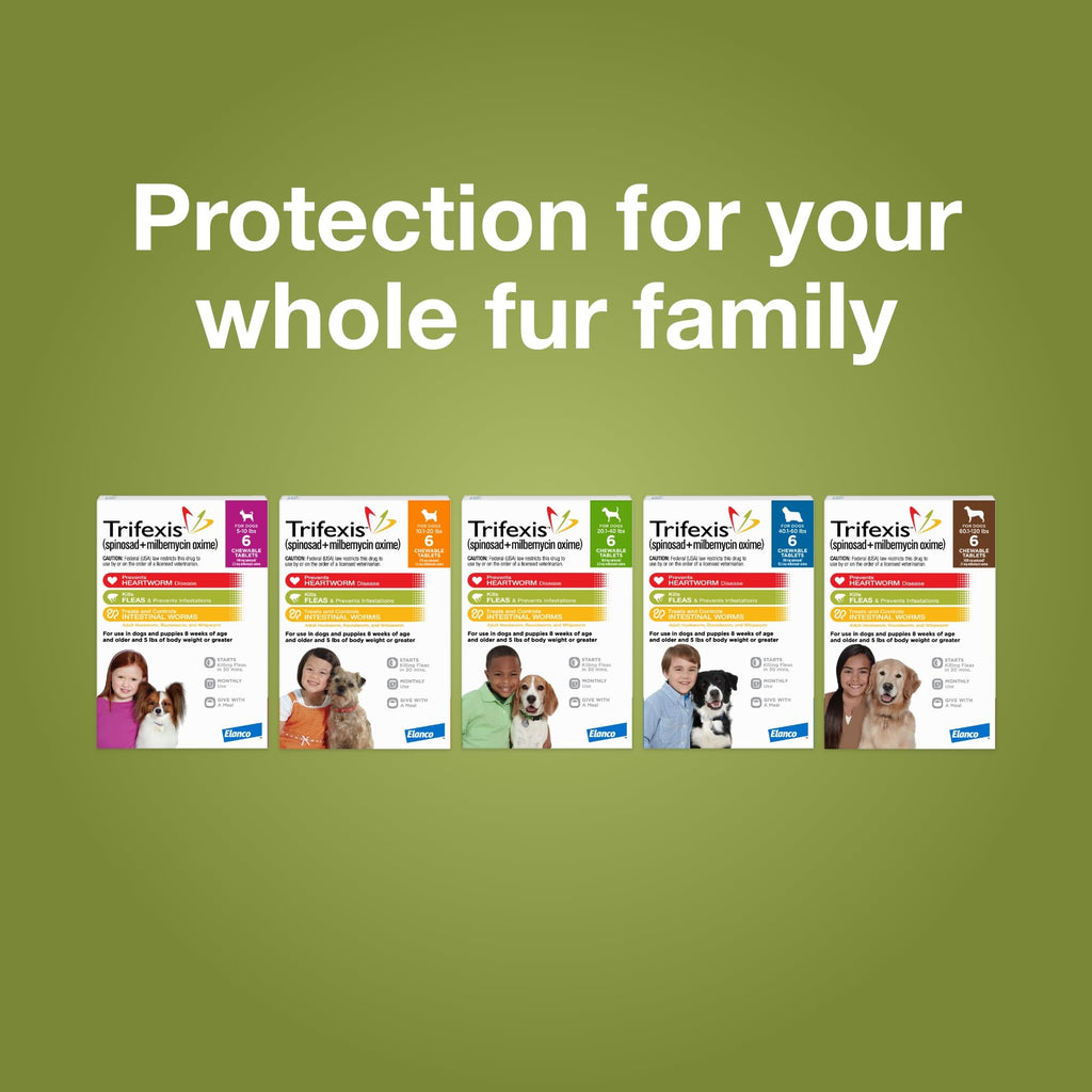 Trifexis for Dogs 60.1-120 lbs., 6ct