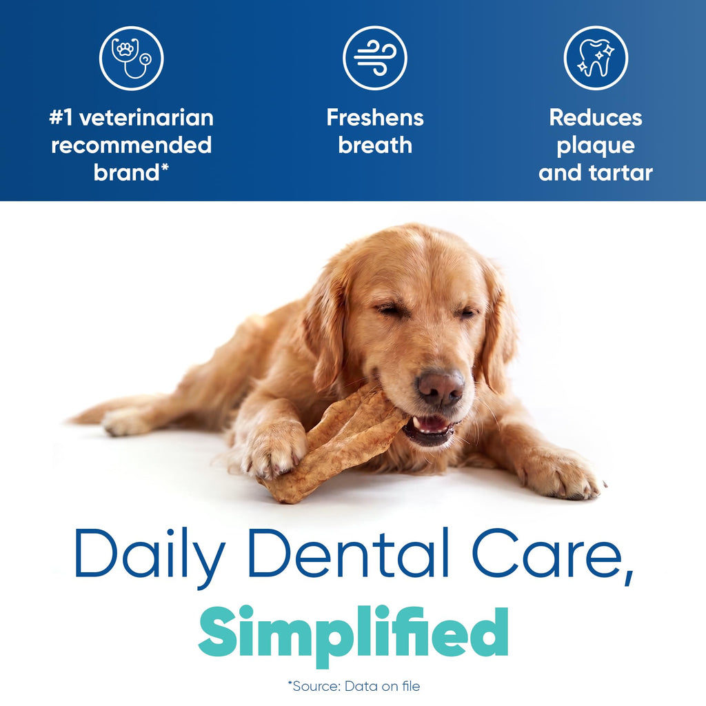 Virbac C.E.T. Enzymatic Oral Hygiene Chews for Dogs, Tartar Control, Extra Small Under 11lbs (Pack of 12)