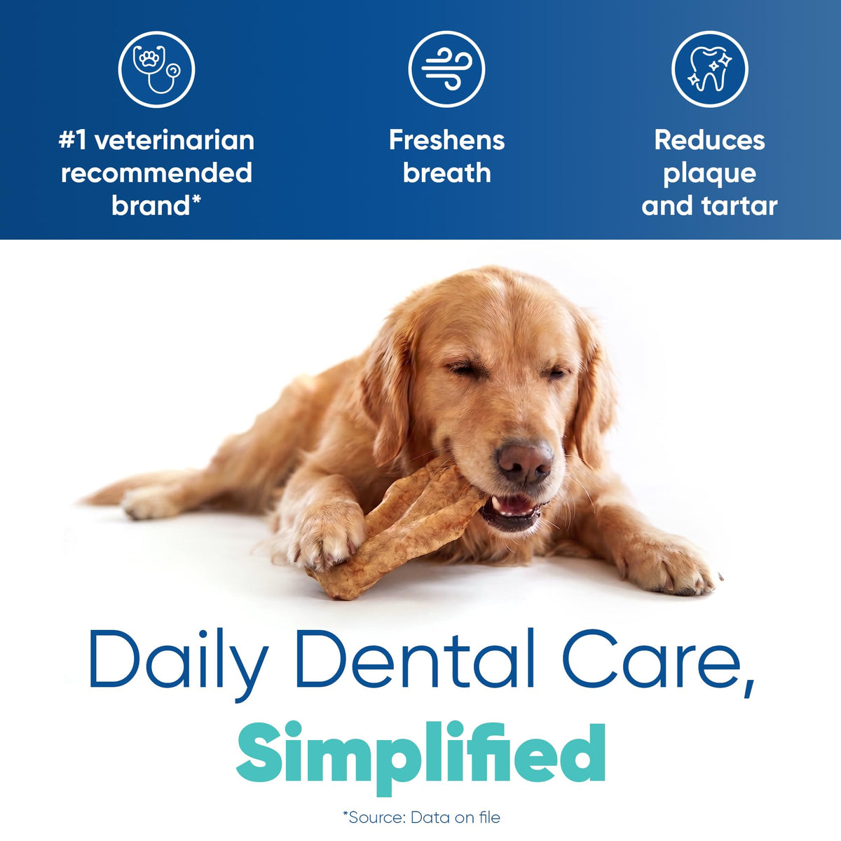 Virbac C.E.T. Enzymatic Oral Hygiene Chews for Dogs, Tartar Control, Extra Small Under 11lbs (Pack of 12)