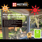 Super Screen 17/20 Mesh, Weather & Pet Proof - Roll, 48 in x 100 ft