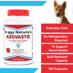Azovast Plus Kidney Health Supplement for Dogs & Cats -24 Billion CFU- NO Refrigeration Required - Help Support Kidney Function & Manage Renal Toxins - Renal Care Supplement Capsule(U.S.A)(360 Caps)