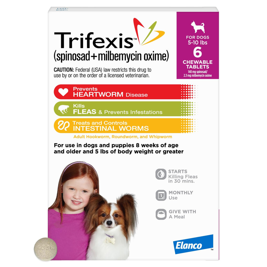 Trifexis for Dogs 60.1-120 lbs., 6ct