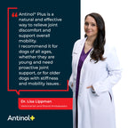 Antinol Plus Mobility Hip & Joint Supplement for Dogs, 180 Soft Gels