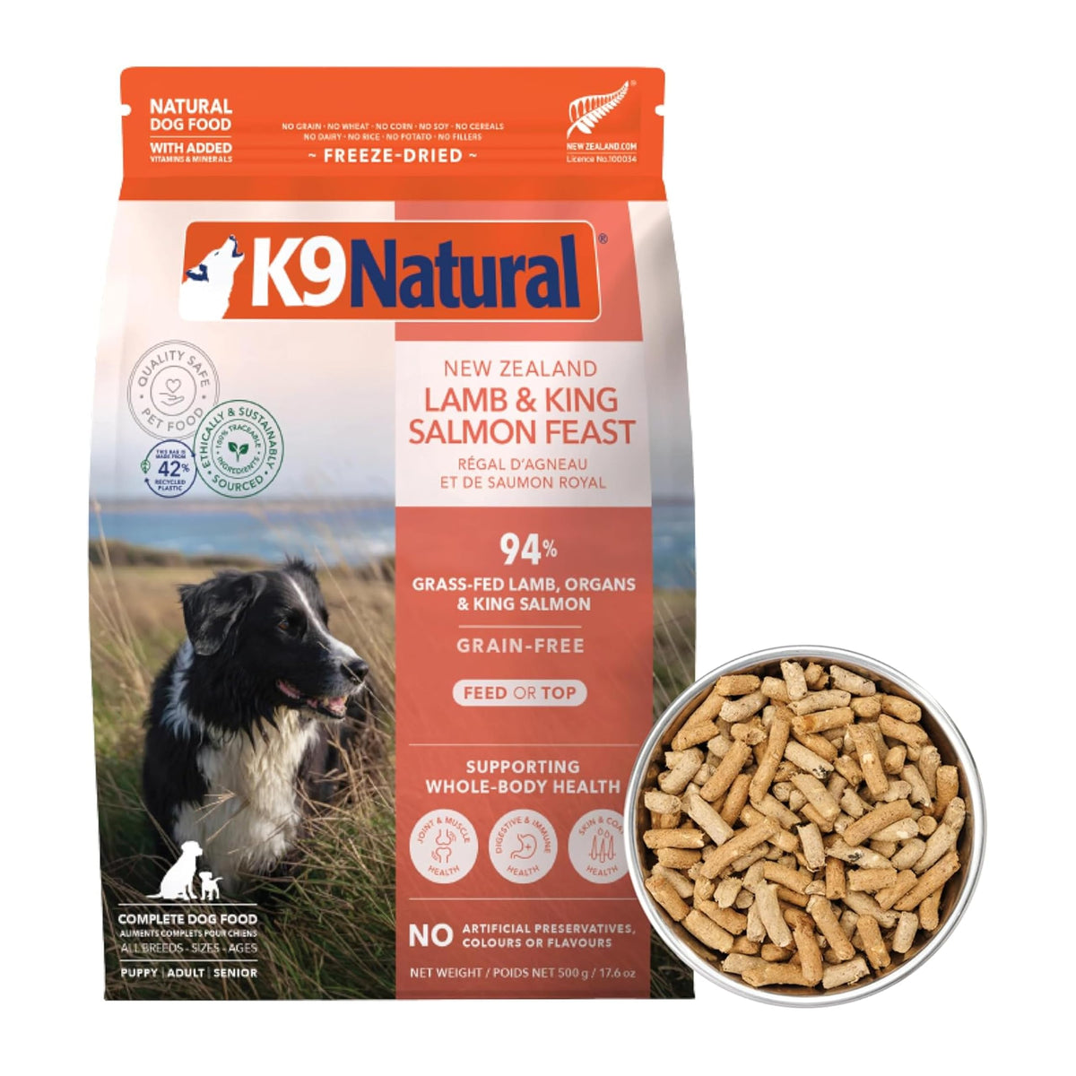 K9 Natural - Freeze Dried High Protein Grain-Free Dog Food Or Topper