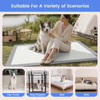 Gardner Pet 44" x 63" Extra Large Pee Pads for Dogs, ‌Enormous Puppy Pads, Dog Pads with Anti-Slip Particle, Puppy Training Pads, Grey 40 Count
