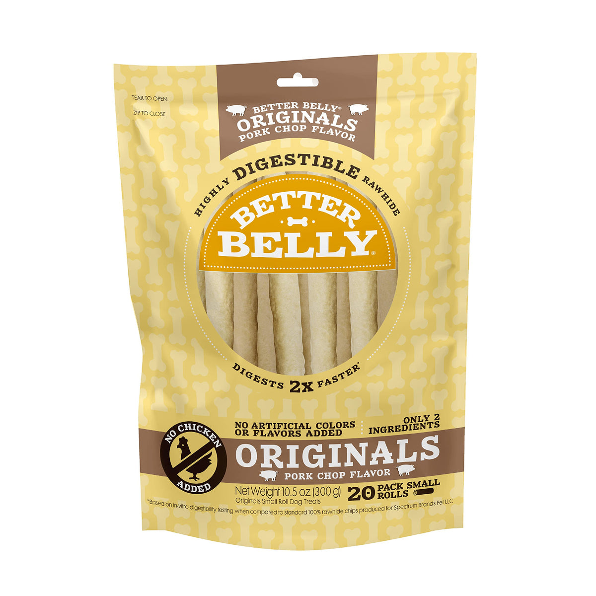 Better Belly Proteins Roll Highly Digestible Dog Treats, 6 Count (24 Pack)