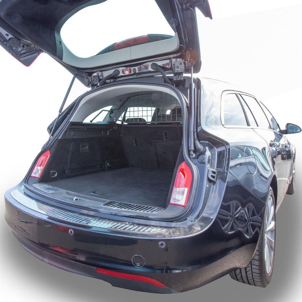 Travall Dog Barrier Compatible with Vauxhall Insignia (2008-2017) [No Sunroof] Vehicle Specific Trunk Guard Tailored Fit Luggage Pet Barrier Separator Heavy Duty Powder Coated Steel