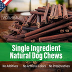 ValueBull USA Beef Collagen Sticks, 12 Inch Super Jumbo Chews, 50 Count