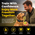 Educator ET-302 Mini E Collar for Dog Training with Remote - 1/2 Mile Range, Waterproof, 100 Blunt Stimulation Levels, Tone or Vibration Mode, Night Light for Small, Medium & Large Dogs (2 Dogs)