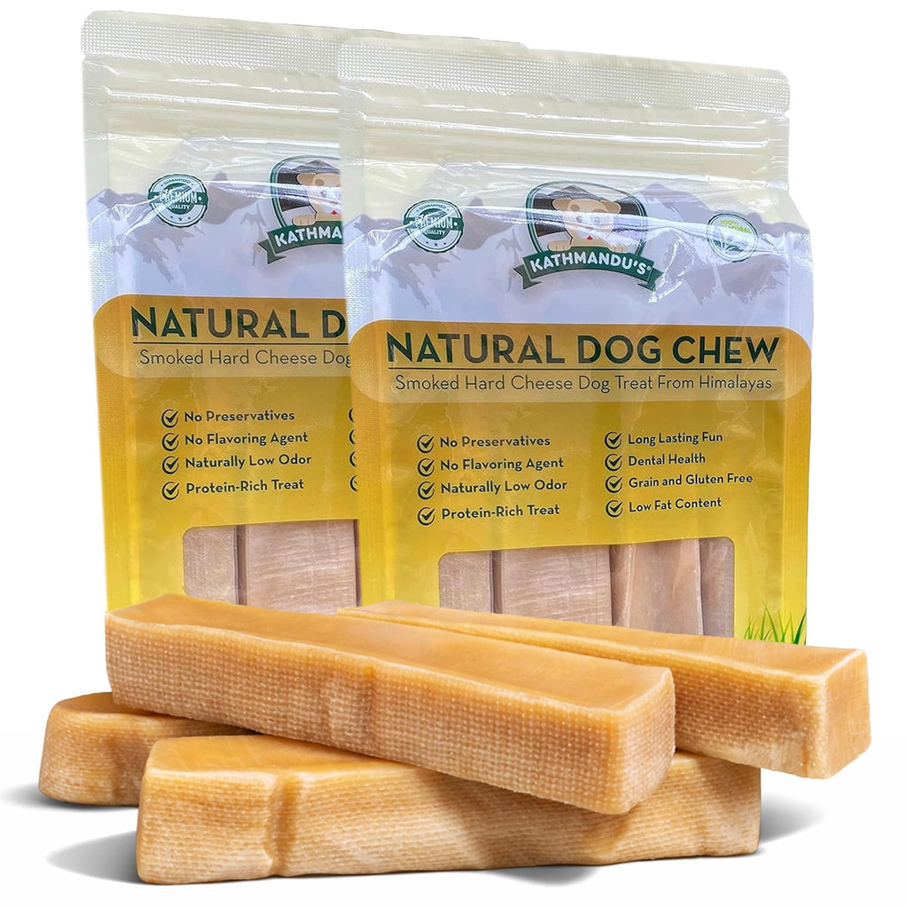 Yak Cheese Himalayan Yak Chews, Long-Lasting Hard Chew for Dogs, 20 Count