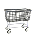 R&B Wire® 201H/D7 Mega Capacity Big Dog Wire Laundry Cart | Heavy Duty, Commercial Quality | 6 Bushel | Steel Frame with Dura-Seven™ Anti Rust Coating | 5" Clean Wheel System™ Casters | Made in USA
