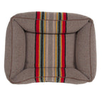 Pendleton Vintage Camp Berber Kuddler Dog Bed - Umber, X-Large (42" w x 30" d x 10½"h)