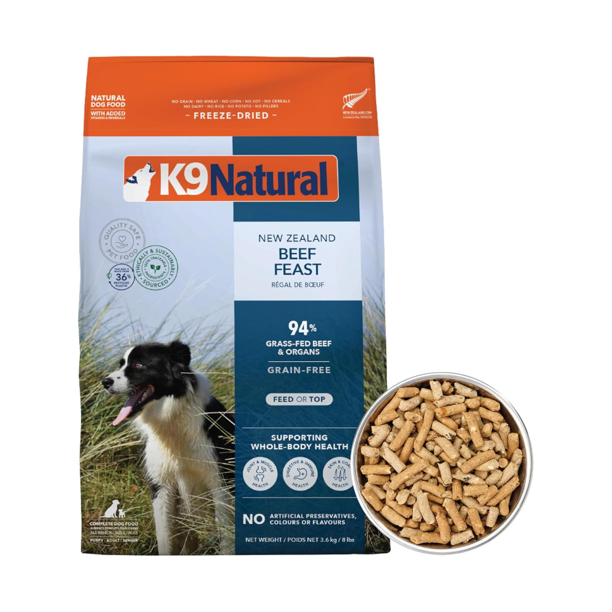 K9 Natural - Freeze Dried High Protein Grain-Free Dog Food Or Topper