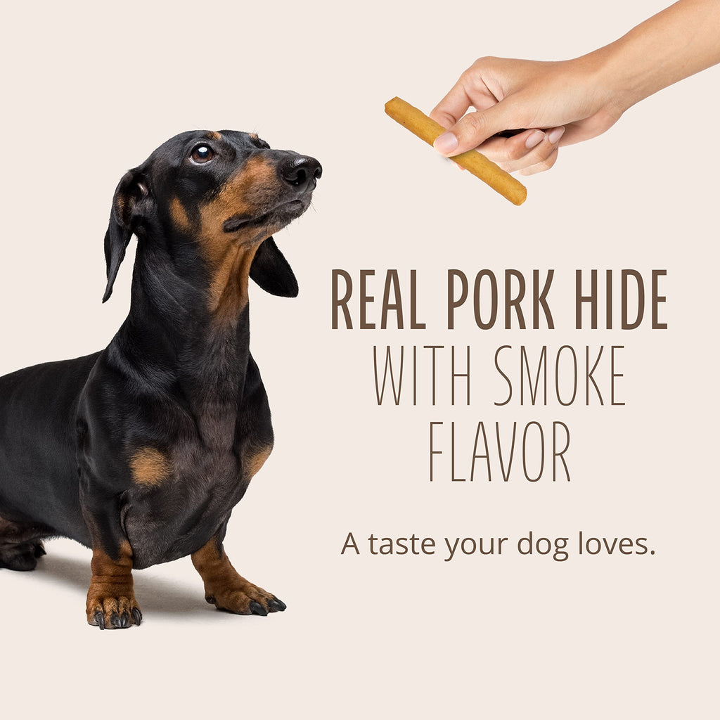 Better Belly Pork Hide Small Roll Highly Digestible Dog Treats, 20 Count