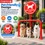 Dog Leash Parking Hook, Size: 100 Cm (length) X 120 Cm (height), Hands-free