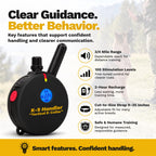 Educator K9-400 Tactical E Collar for Dog Training with Remote - 3/4 Mile Range, Waterproof, 100 Stimulation Levels, Tone or Vibration Mode, Night Light for Small, Medium & Large Dogs (33 inc)