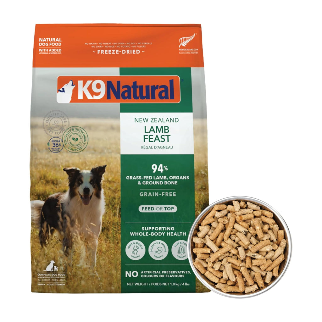 K9 Natural - Freeze Dried High Protein Grain-Free Dog Food Or Topper