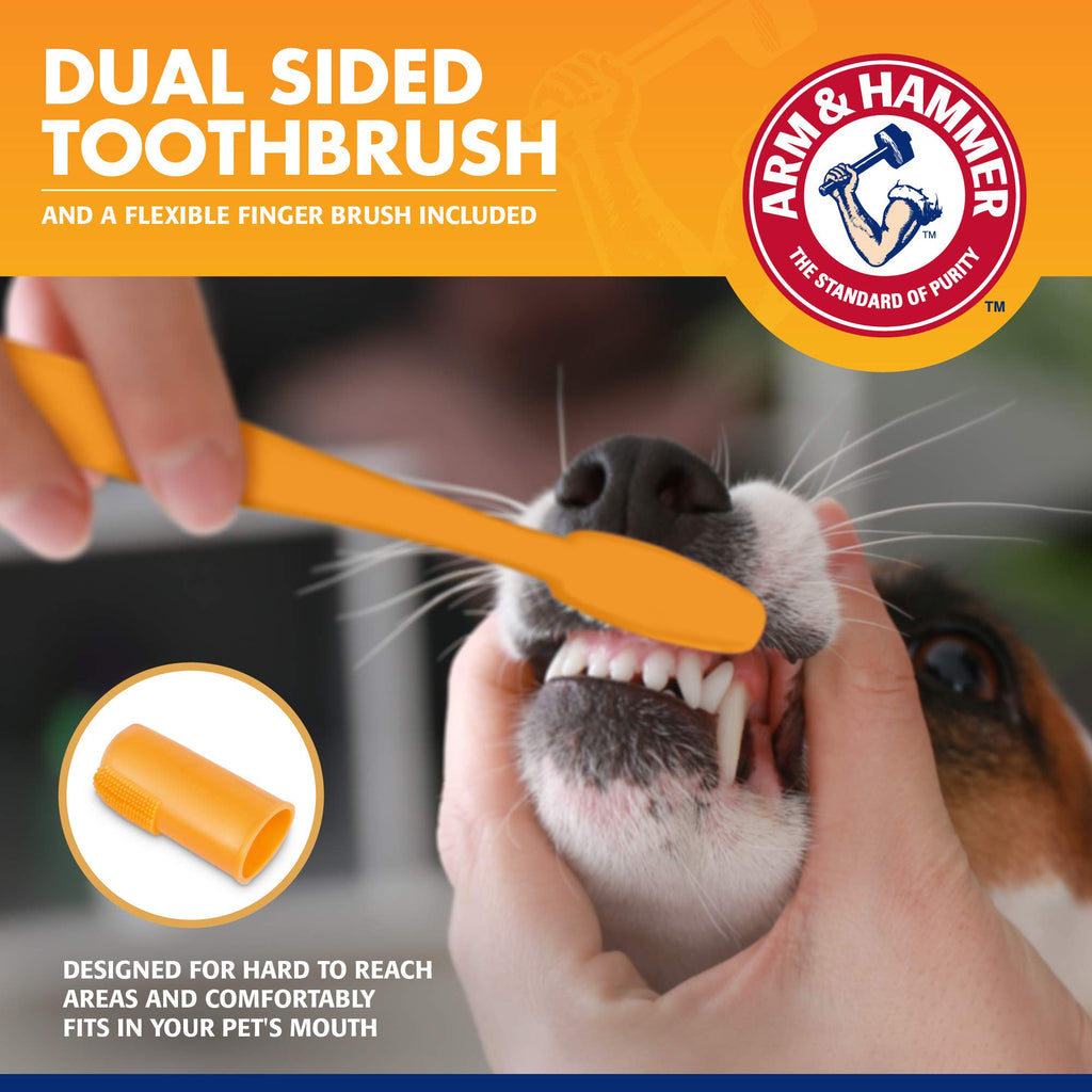 Arm & Hammer - Dog Toothpaste, Toothbrush Kit, Baking Soda, 48 Pack