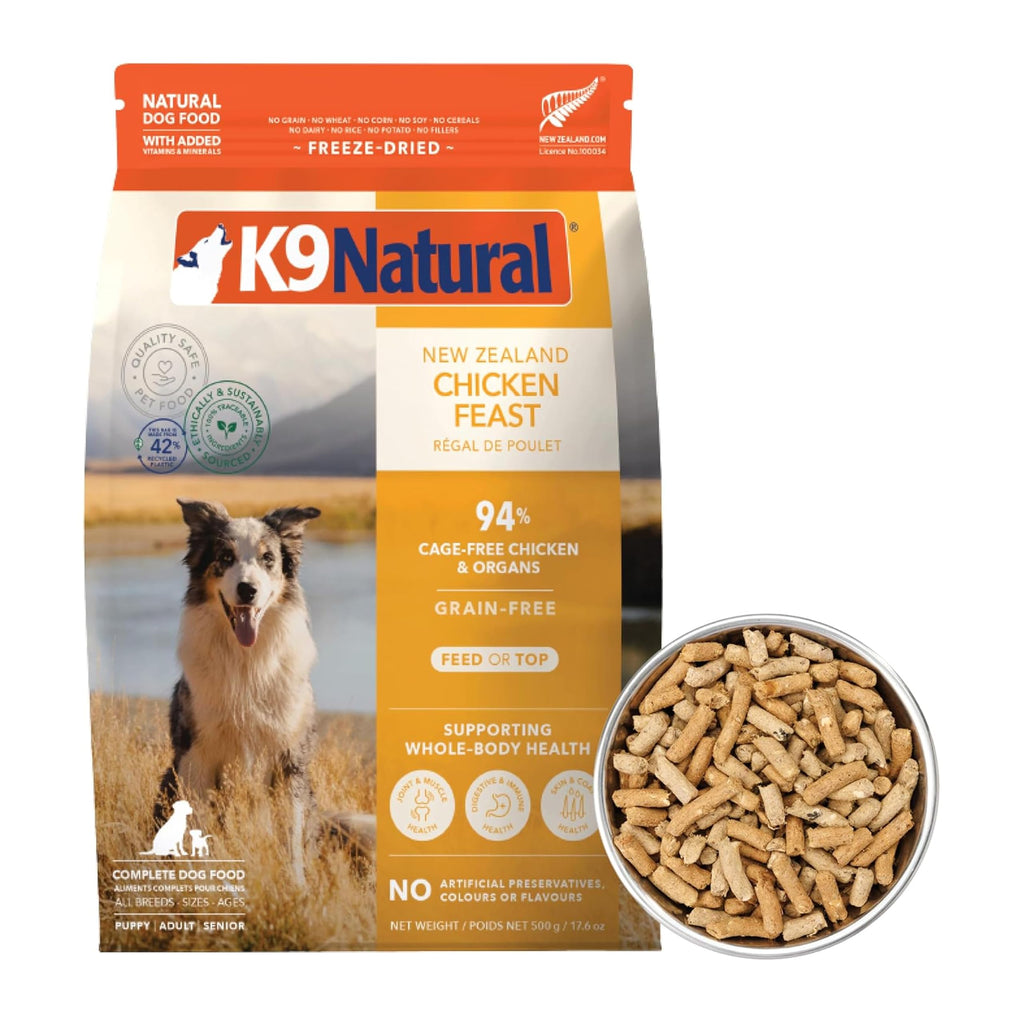 K9 Natural - Freeze Dried High Protein Grain-Free Dog Food Or Topper