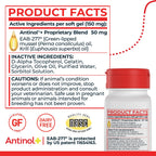 Antinol Plus Mobility Hip & Joint Supplement for Dogs, 180 Soft Gels