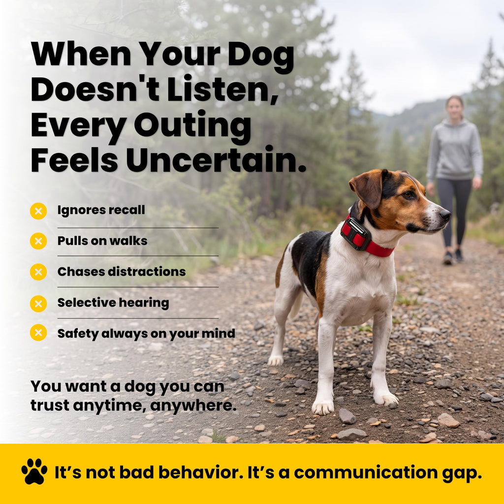 Educator ET-302 Mini E Collar for Dog Training with Remote - 1/2 Mile Range, Waterproof, 100 Blunt Stimulation Levels, Tone or Vibration Mode, Night Light for Small, Medium & Large Dogs (2 Dogs)