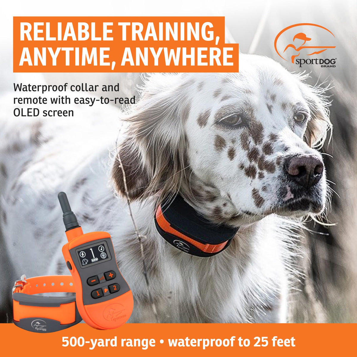 SportDOG SportTrainer 575 Remote Dog Trainer, Orange, 500-Yard Range