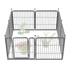 FXW No Dig Garden Fence, Outdoor for Yard, 50in(H) x 62.6ft(L), 24 Panels