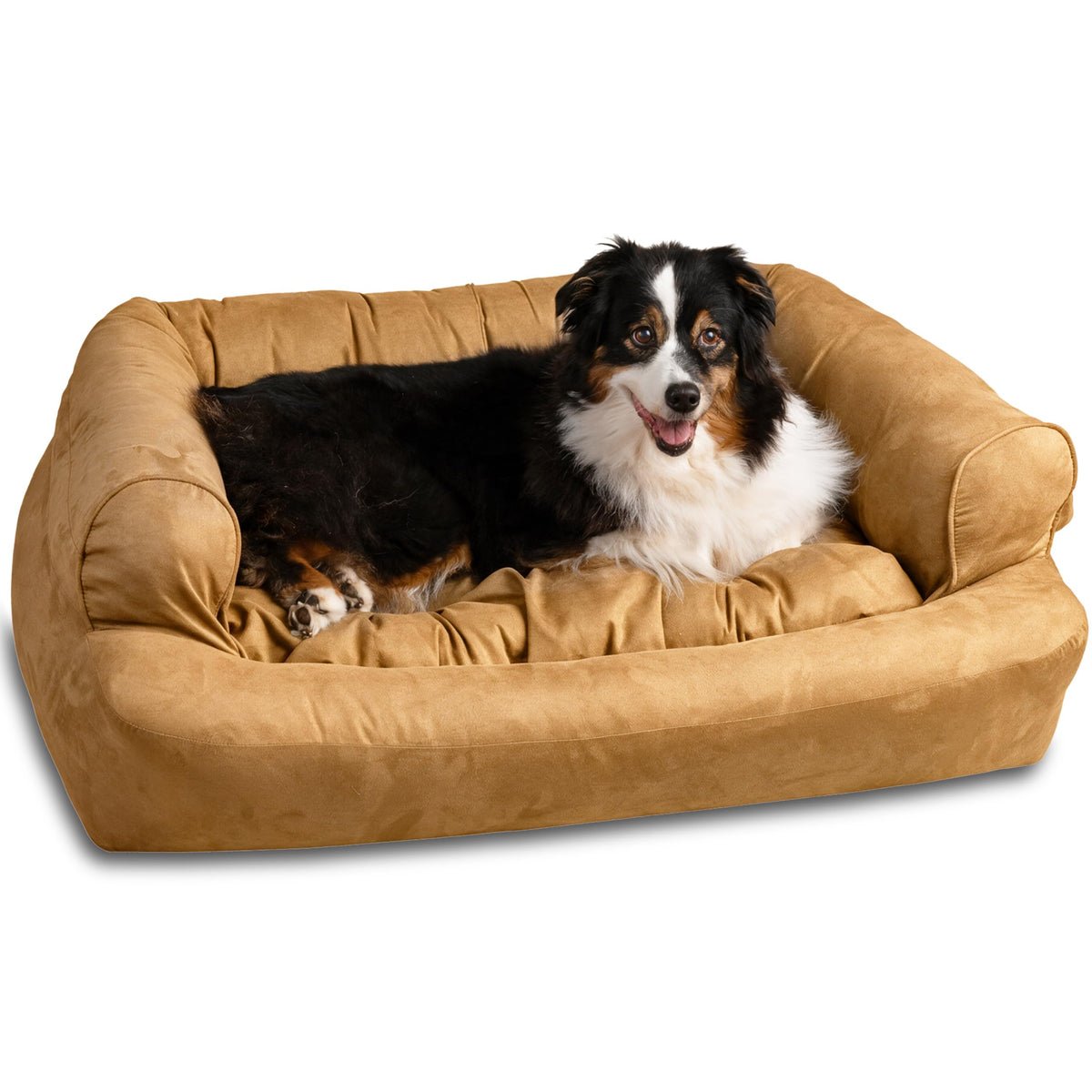 Snoozer Pet Products - Overstuffed Luxury Dog Sofa | Small - Buckskin