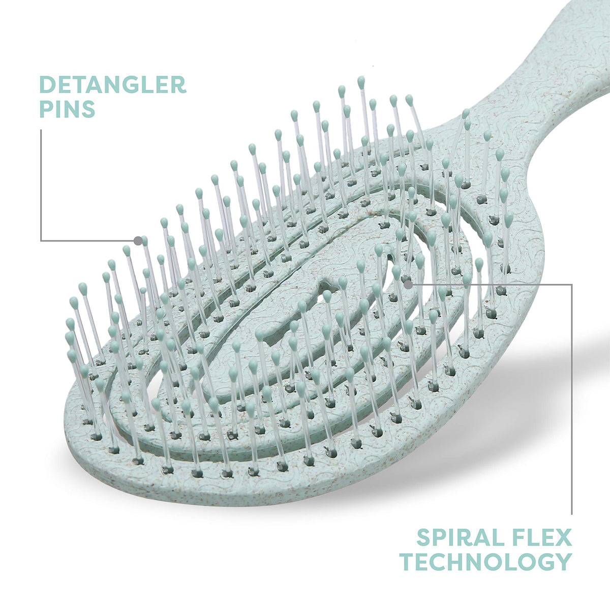 BioSilk for Pets Eco-Friendly Detangling Pin Brush for Dogs, 48-Pack