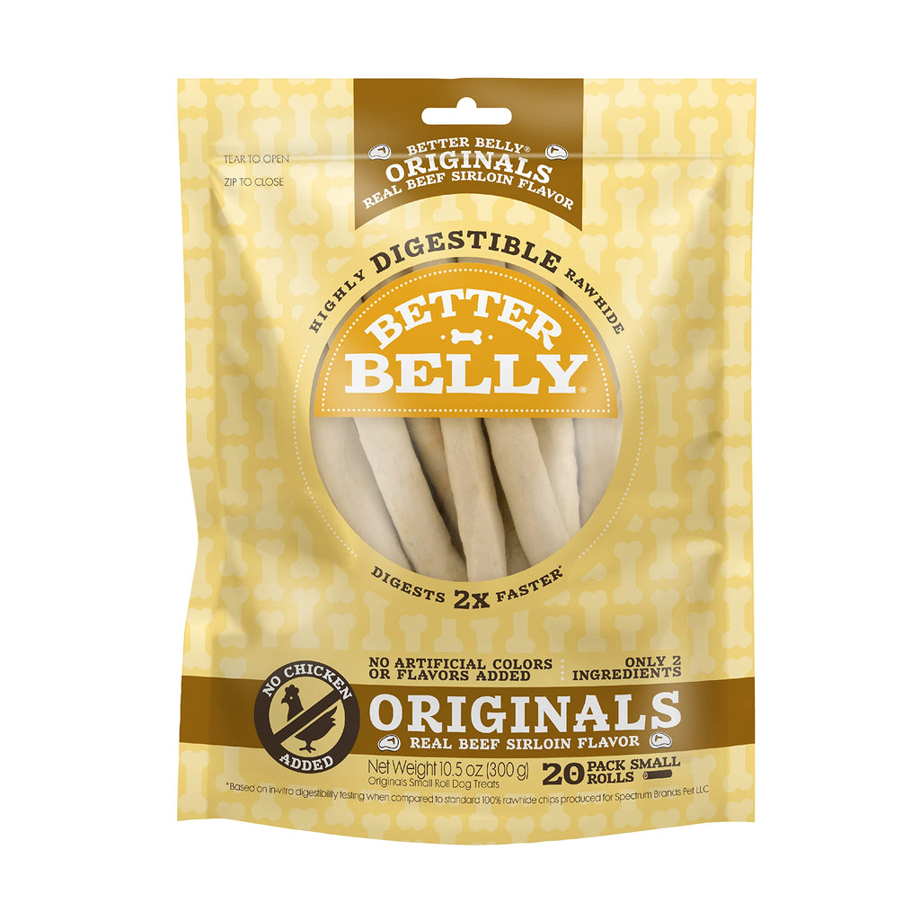 Better Belly Proteins Roll Highly Digestible Dog Treats, 6 Count (24 Pack)