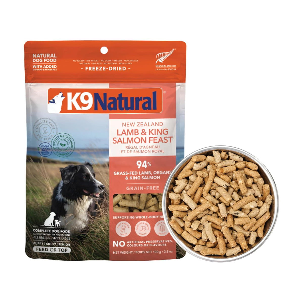 K9 Natural - Freeze Dried High Protein Grain-Free Dog Food Or Topper