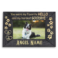 Dem Canvas Personalized Dog Memorial Canvas, Loss Of Dog Gifts, Your Wings Were Ready, Dog Memorial Gifts, Dog Death Sympathy Gifts, Custom Dog Memorial Gift For Pet Loss (36x24)