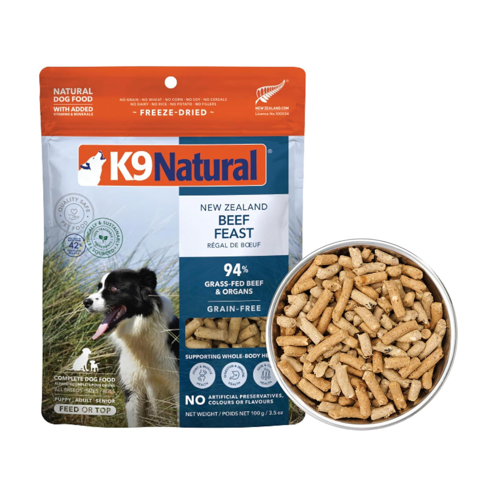 K9 Natural - Freeze Dried High Protein Grain-Free Dog Food Or Topper