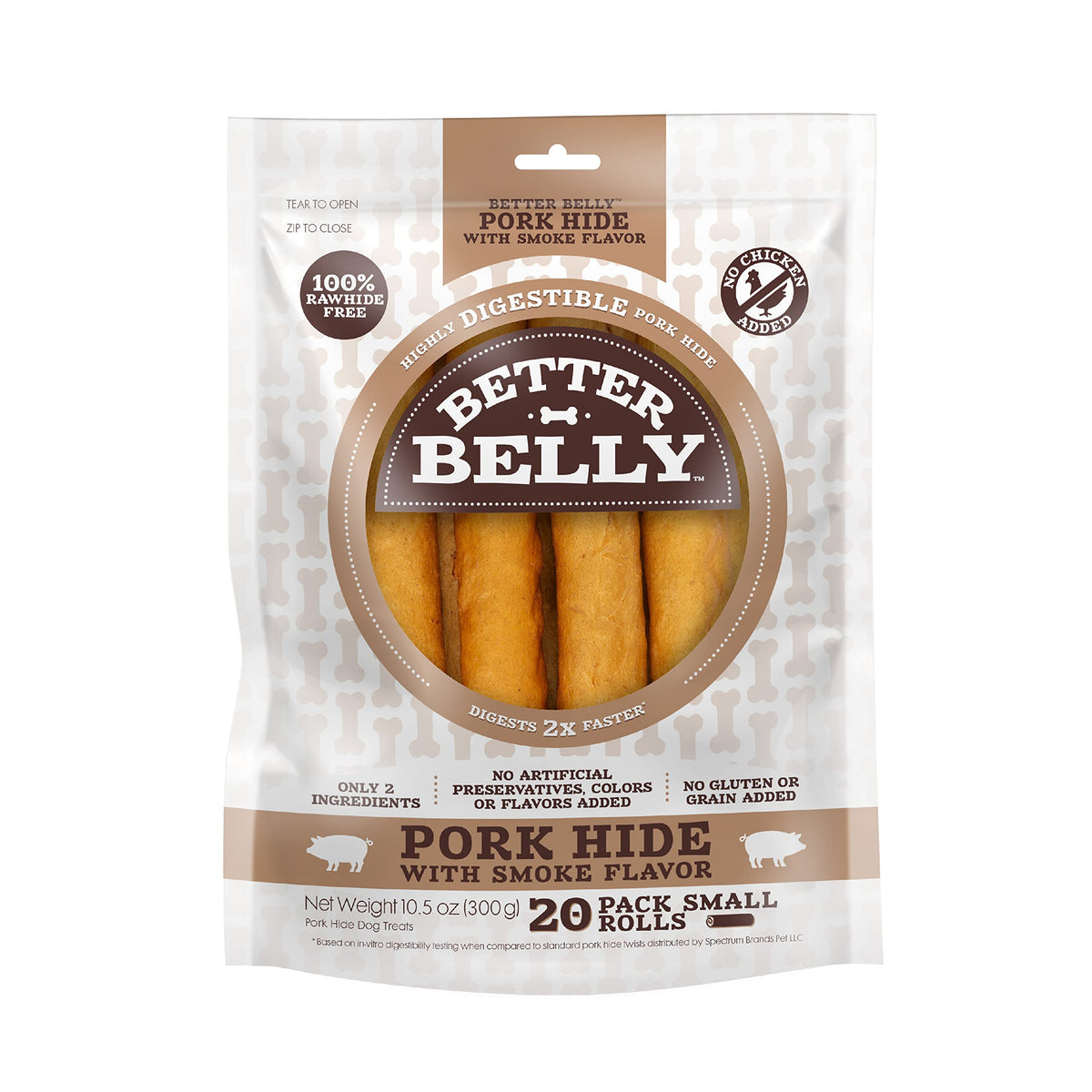 Better Belly Proteins Roll Highly Digestible Dog Treats, 6 Count (24 Pack)
