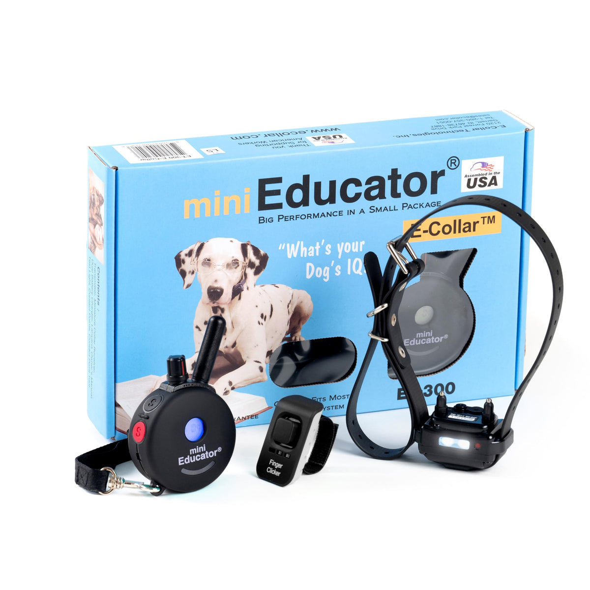E-Collar Educator ET-302R-C Remote Dog Training Collar, 2 Dog, Red