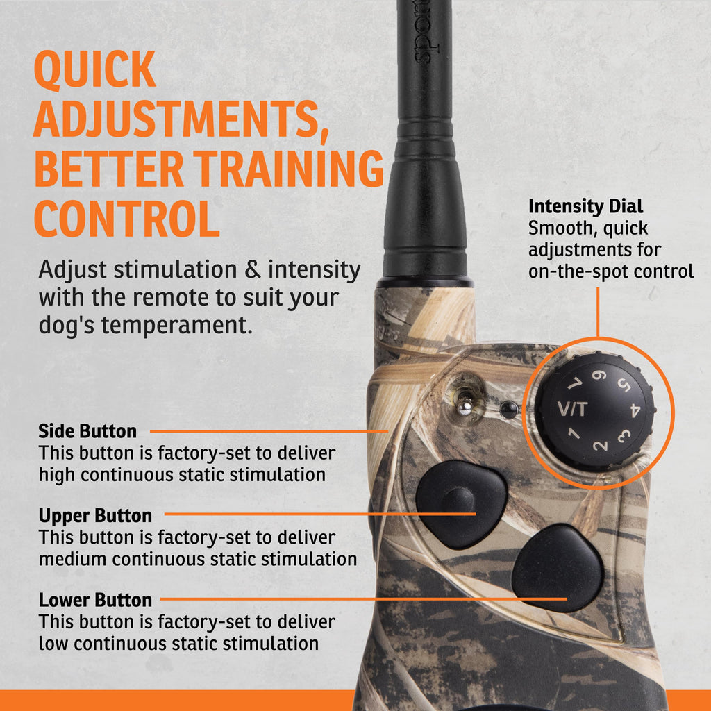 SportDOG WetlandHunter 1825X Remote Trainer, 1 Mile Range, 21 Static Levels