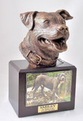 Pitbull Dog Memorial Urn