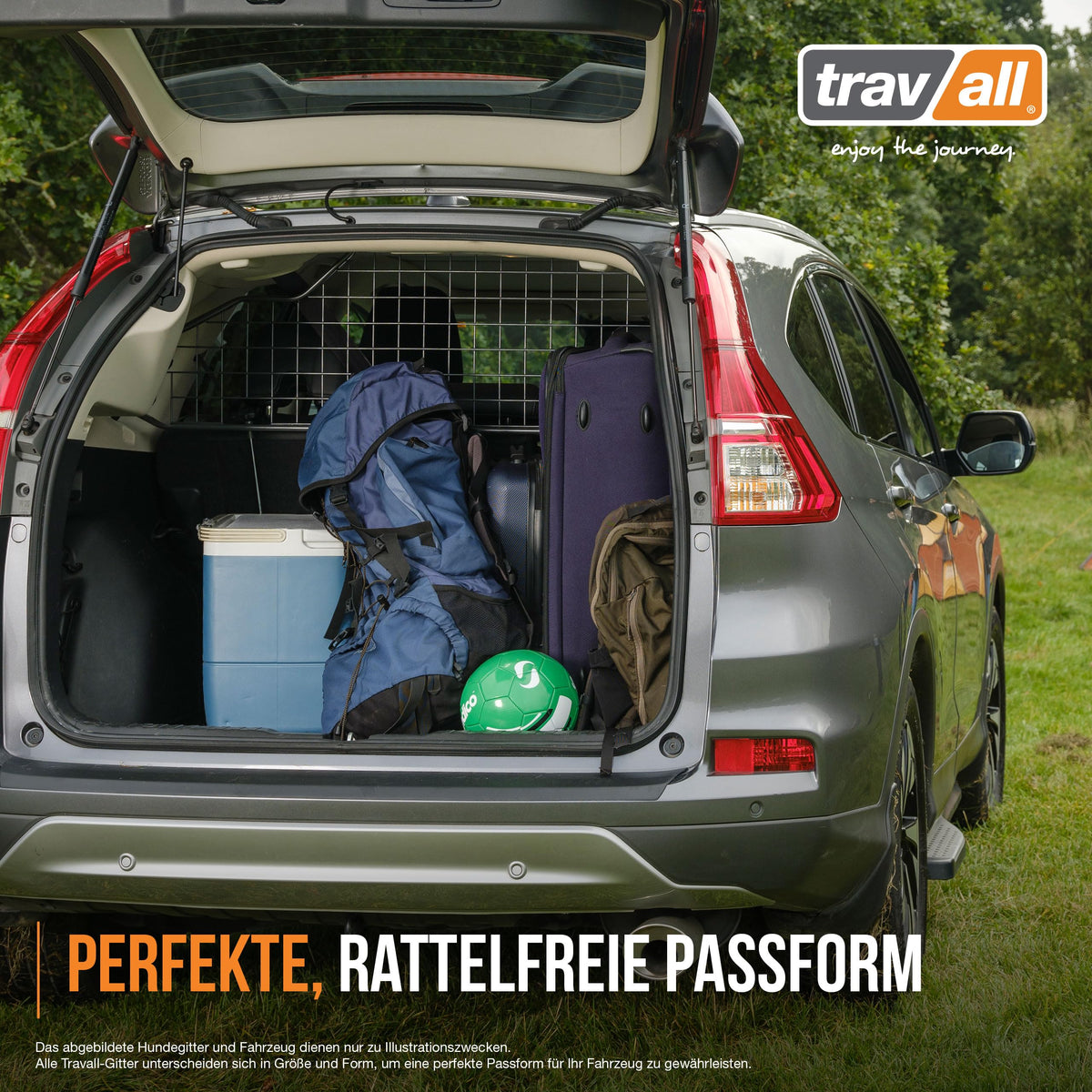 Travall Dog Barrier Compatible with Suzuki Vitara (2015-Current) Vehicle Specific Trunk Guard Tailored Fit Luggage Pet Barrier Separator Heavy Duty Powder Coated Steel