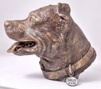 Pitbull Dog Memorial Urn