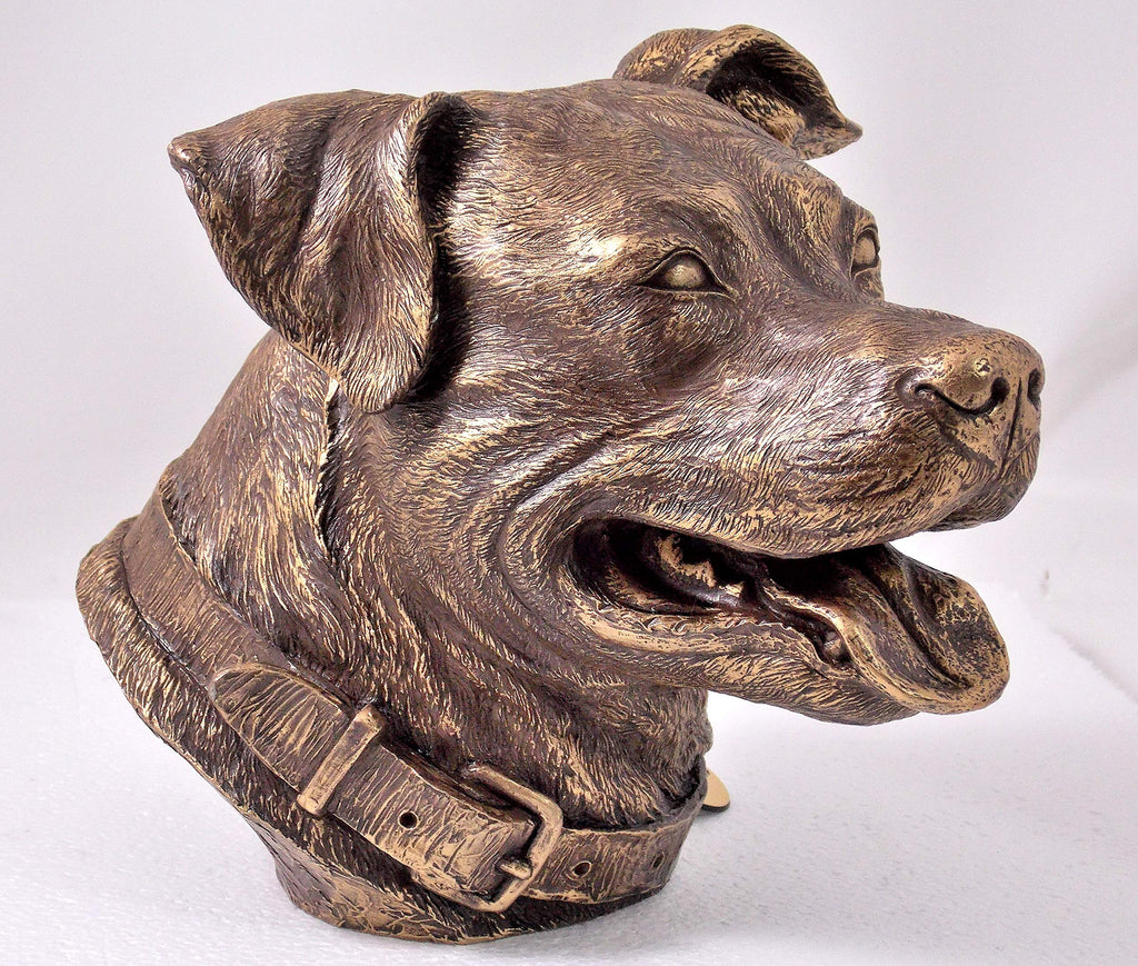 Pitbull Dog Memorial Urn