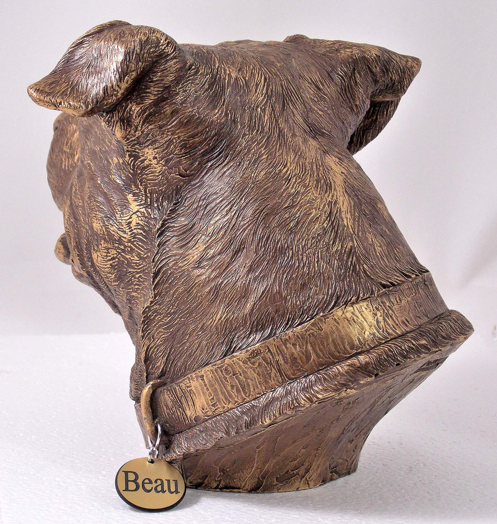 Pitbull Dog Memorial Urn